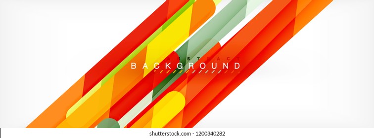 Abstract colorful lines, modern geometric background design, vector illustration