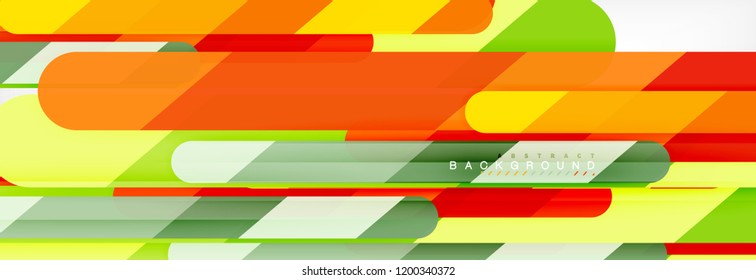 Abstract colorful lines, modern geometric background design, vector illustration