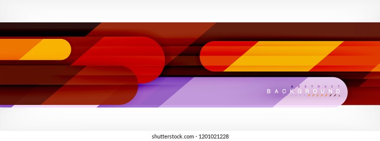 Abstract colorful lines, modern geometric background design, vector illustration
