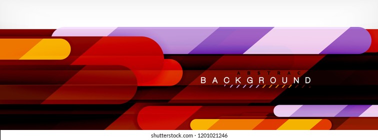 Abstract colorful lines, modern geometric background design, vector illustration