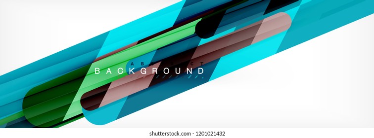 Abstract colorful lines, modern geometric background design, vector illustration