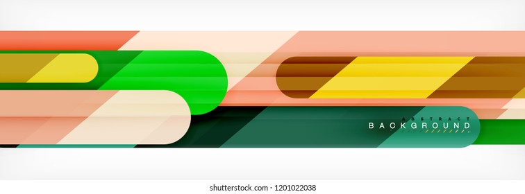 Abstract colorful lines, modern geometric background design, vector illustration