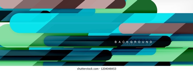 Abstract colorful lines, modern geometric background design, vector illustration