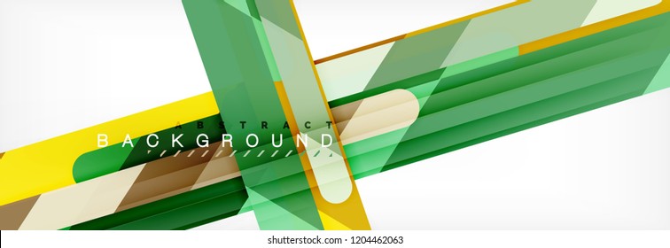 Abstract colorful lines, modern geometric background design, vector illustration