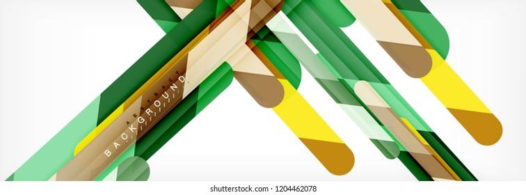 Abstract colorful lines, modern geometric background design, vector illustration
