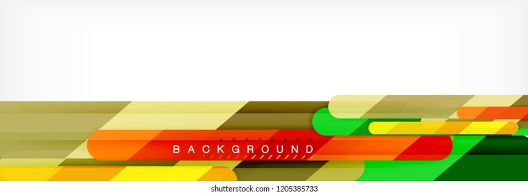 Abstract colorful lines, modern geometric background design, vector illustration