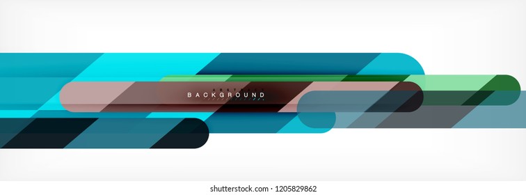 Abstract colorful lines, modern geometric background design, vector illustration