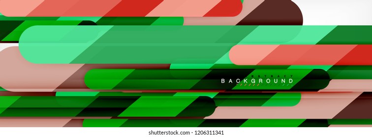 Abstract colorful lines, modern geometric background design, vector illustration