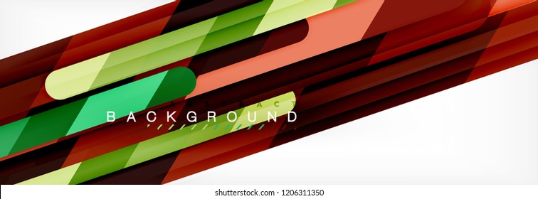 Abstract colorful lines, modern geometric background design, vector illustration