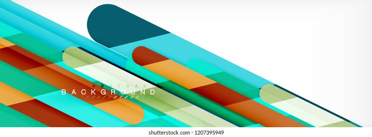 Abstract colorful lines, modern geometric background design, vector illustration