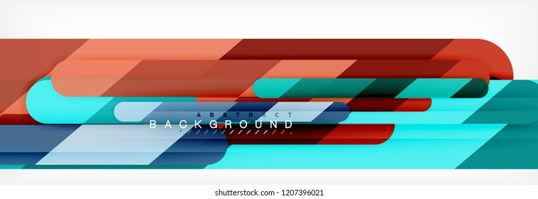 Abstract colorful lines, modern geometric background design, vector illustration