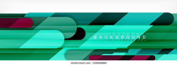 Abstract colorful lines, modern geometric background design, vector illustration