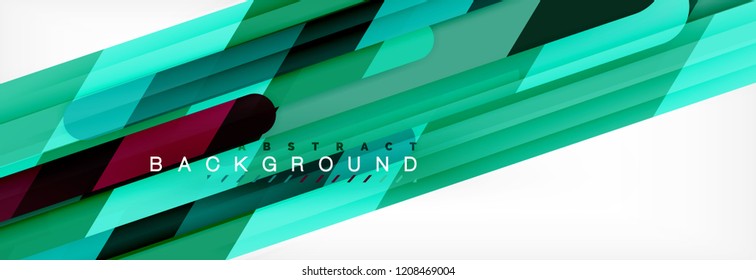 Abstract colorful lines, modern geometric background design, vector illustration