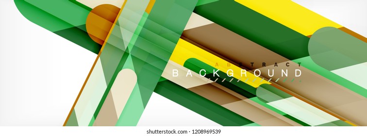 Abstract colorful lines, modern geometric background design, vector illustration