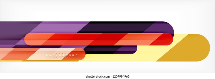 Abstract colorful lines, modern geometric background design, vector illustration