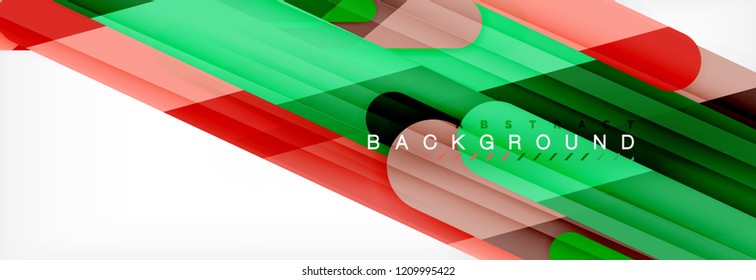 Abstract colorful lines, modern geometric background design, vector illustration