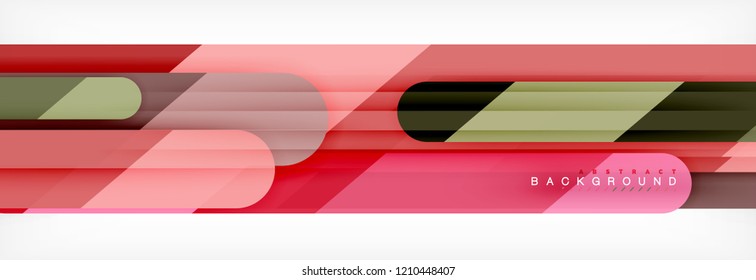 Abstract colorful lines, modern geometric background design, vector illustration
