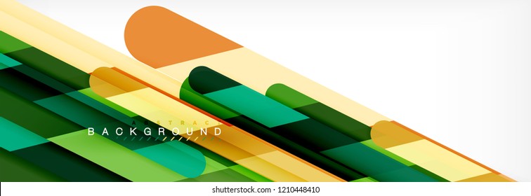 Abstract colorful lines, modern geometric background design, vector illustration