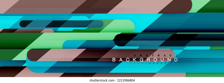 Abstract colorful lines, modern geometric background design, vector illustration