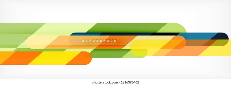 Abstract colorful lines, modern geometric background design, vector illustration