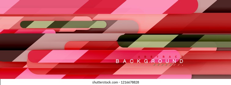 Abstract colorful lines, modern geometric background design, vector illustration