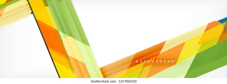 Abstract colorful lines, modern geometric background design, vector illustration