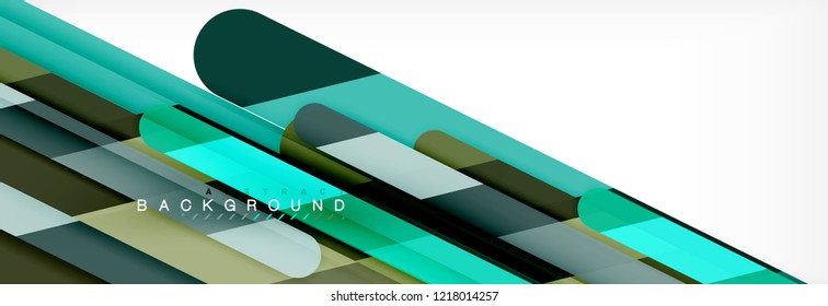 Abstract colorful lines, modern geometric background design, vector illustration