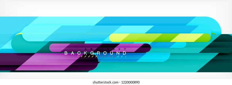 Abstract colorful lines, modern geometric background design, vector illustration