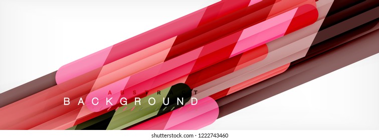Abstract colorful lines, modern geometric background design, vector illustration