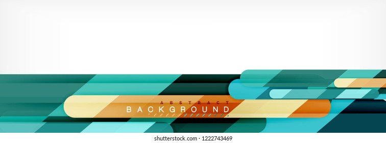 Abstract colorful lines, modern geometric background design, vector illustration