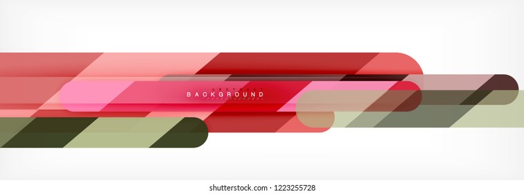 Abstract colorful lines, modern geometric background design, vector illustration