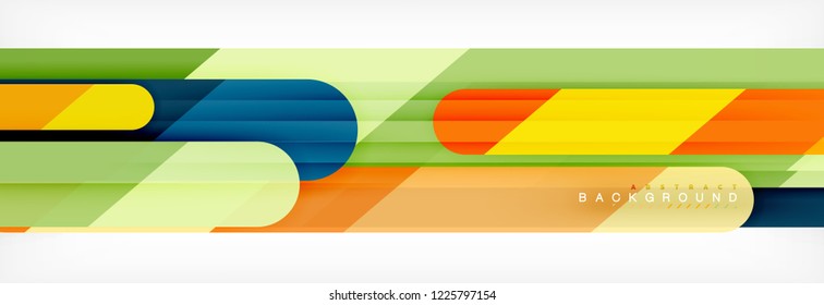 Abstract colorful lines, modern geometric background design, vector illustration