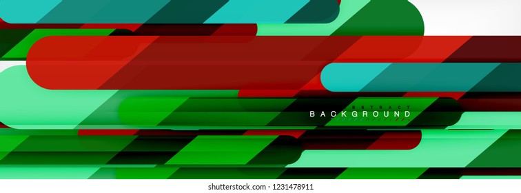 Abstract colorful lines, modern geometric background design, vector illustration