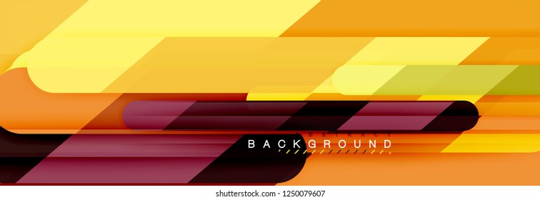 Abstract colorful lines, modern geometric background design, vector illustration