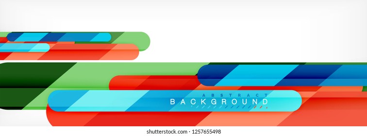 Abstract colorful lines, modern geometric background design, vector illustration