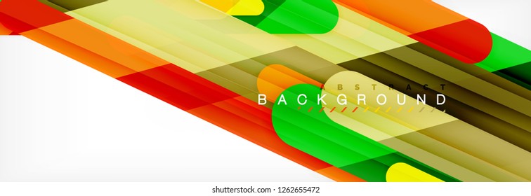 Abstract colorful lines, modern geometric background design, vector illustration