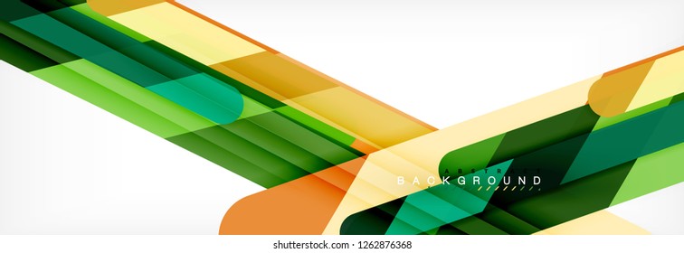 Abstract colorful lines, modern geometric background design, vector illustration
