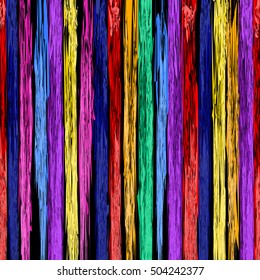 Abstract colorful lines pattern on white background vector illustration. Abstract brush stroke background