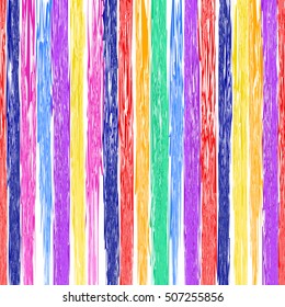 Abstract colorful lines pattern on white background vector illustration. Abstract brush stroke background