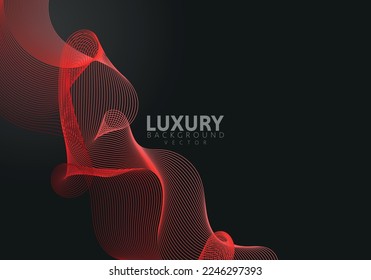 Abstract colorful lines Technology Background. Abstract luxury background. Template of modern future