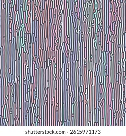 ABSTRACT COLORFUL LINES TURING PATTERN ROUGH DESIGN REACTION DIFFUSION BACKGROUND VECTOR GOOD FOR WALLPAPER, COVER,POSTER 