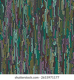 ABSTRACT COLORFUL LINES TURING PATTERN ROUGH DESIGN REACTION DIFFUSION BACKGROUND VECTOR GOOD FOR WALLPAPER, COVER,POSTER 