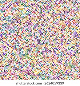 LINHAS COLORIDAS PADRÃO DE TURING PADRÃO ÁSPERO DESIGN REAÇÃO DIFUSÃO VETOR DE FUNDO BOM PARA PAPEL DE PAREDE, TAMPA, CARTAZ 