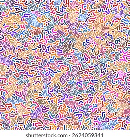 LINHAS COLORIDAS PADRÃO DE TURING PADRÃO ÁSPERO DESIGN REAÇÃO DIFUSÃO VETOR DE FUNDO BOM PARA PAPEL DE PAREDE, TAMPA, CARTAZ 