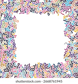 ABSTRACTAS LÍNEAS DE COLORES PATRÓN DE TURING DISEÑO ÁSPERO REACCIÓN DIFUSIÓN DE FONDO VECTOR BUENO PARA EL FONDO DE PANTALLA, CUBIERTA, CARTEL 