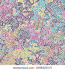 ABSTRACTAS LÍNEAS DE COLORES PATRÓN DE TURING DISEÑO ÁSPERO REACCIÓN DIFUSIÓN DE FONDO VECTOR BUENO PARA EL FONDO DE PANTALLA, CUBIERTA, CARTEL 