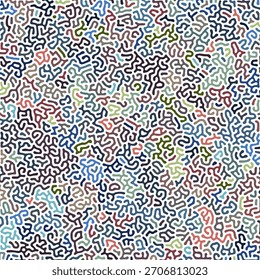 ABSTRACT COLORFUL LINES TURING PATTERN ROUGH DESIGN REACTION DIFFUSION BACKGROUND VECTOR GOOD FOR WALLPAPER, COVER,POSTER 