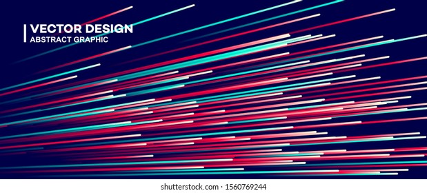 Abstract colorful lines vector background, stylish color background illustration	
