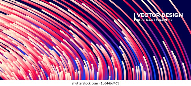 Abstract colorful lines vector background, stylish color background illustration
