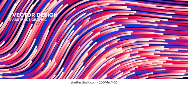 Abstract colorful lines vector background, stylish color background illustration